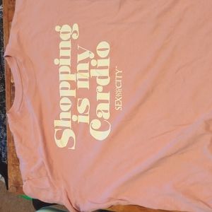 Pink sex in the city tee